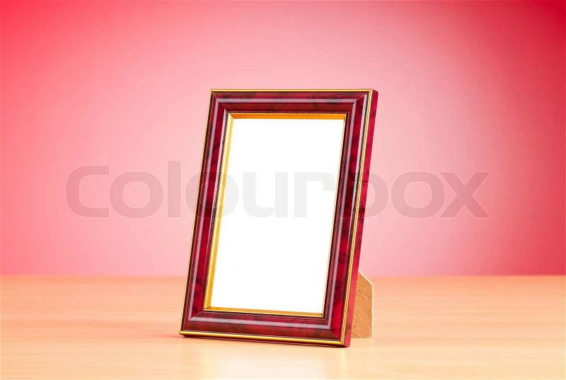 Empty photo frame with space for your text, stock photo