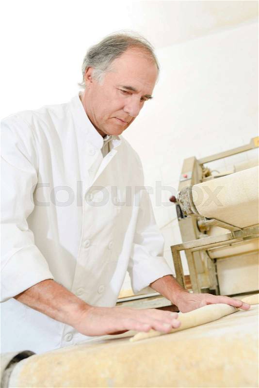 Roll the dough, stock photo