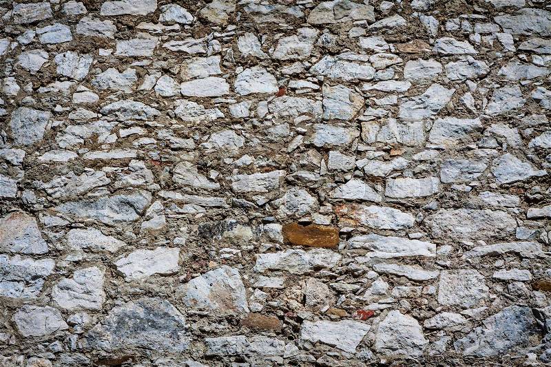 Background of vintage stone wall texture, stock photo