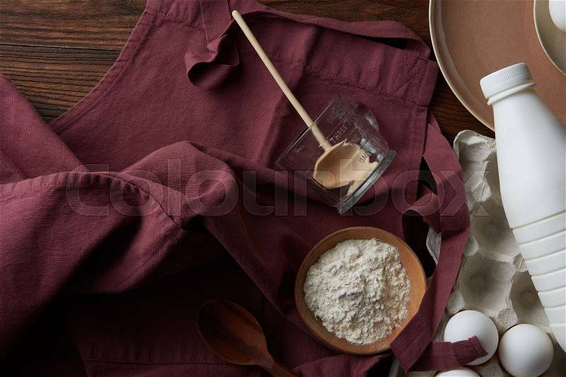 Kitchen devices and means for cooking, stock photo