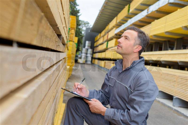Inventory control specialist, stock photo