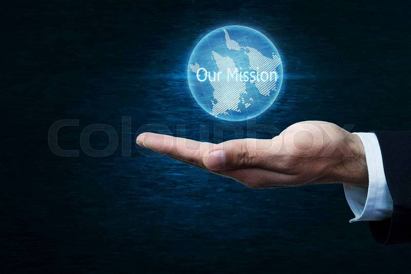 Our mission, stock photo
