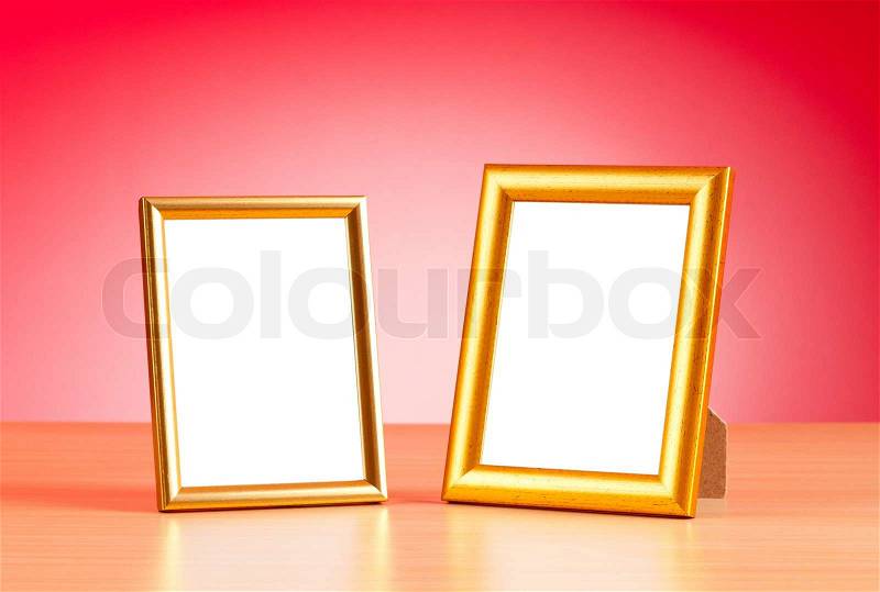 Empty photo frame with space for your text, stock photo
