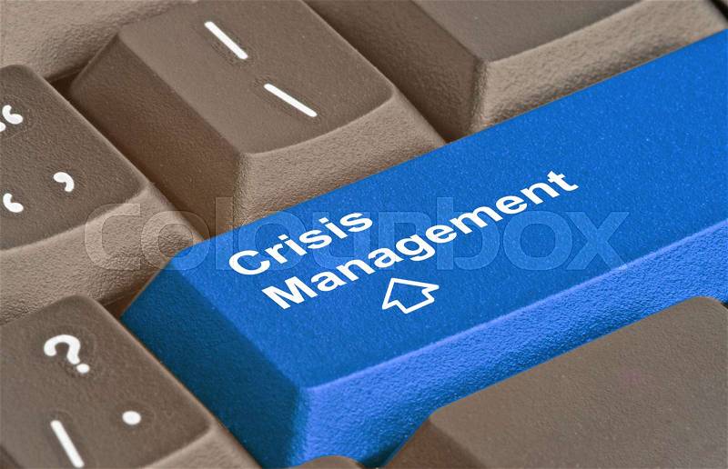 Keyboard with key for Crisis Management , stock photo