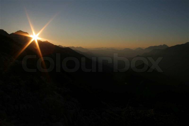 Sunrise, stock photo