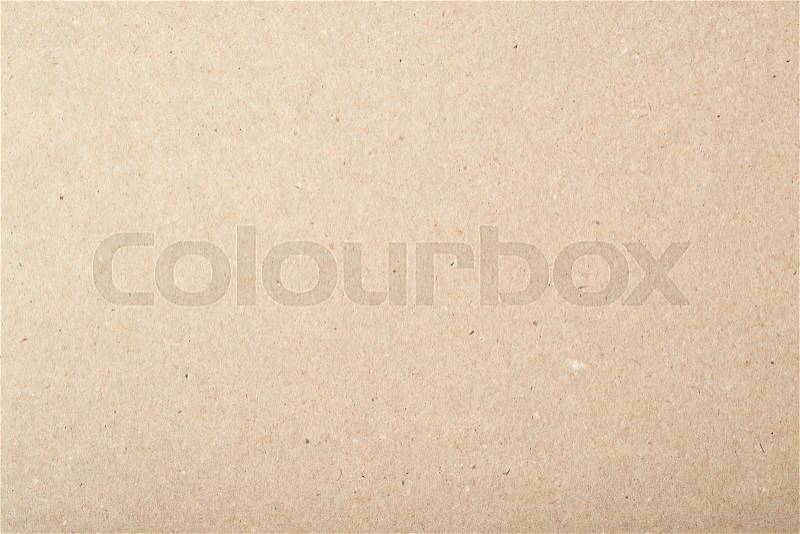 Fragment of a recycled cardboard paper texture, stock photo