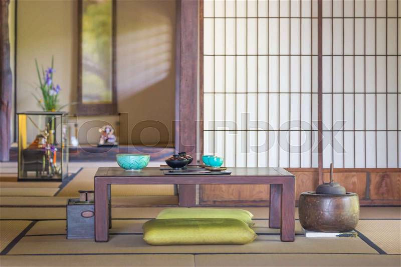 Traditional Interior Japanese Dining and Other Room, stock photo