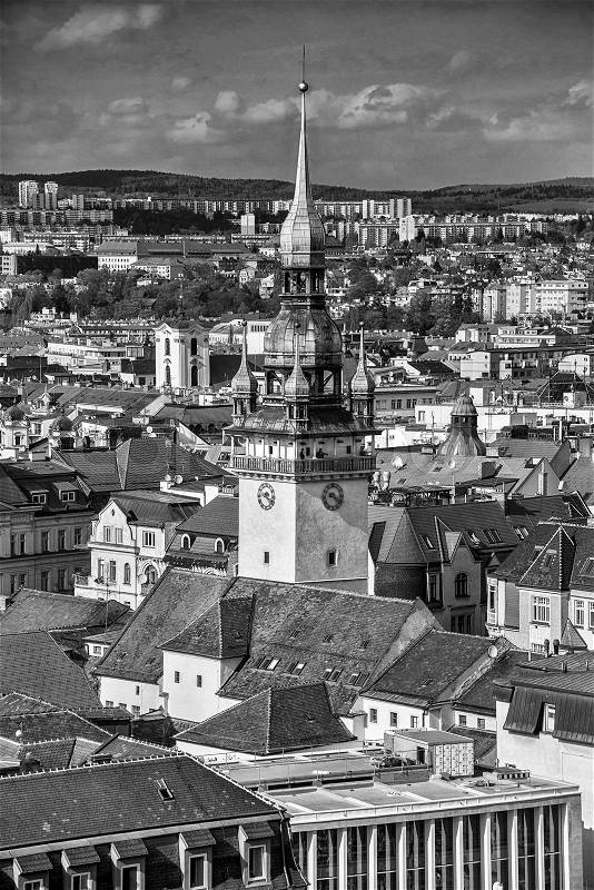 City of Brno in Czech Republic, stock photo
