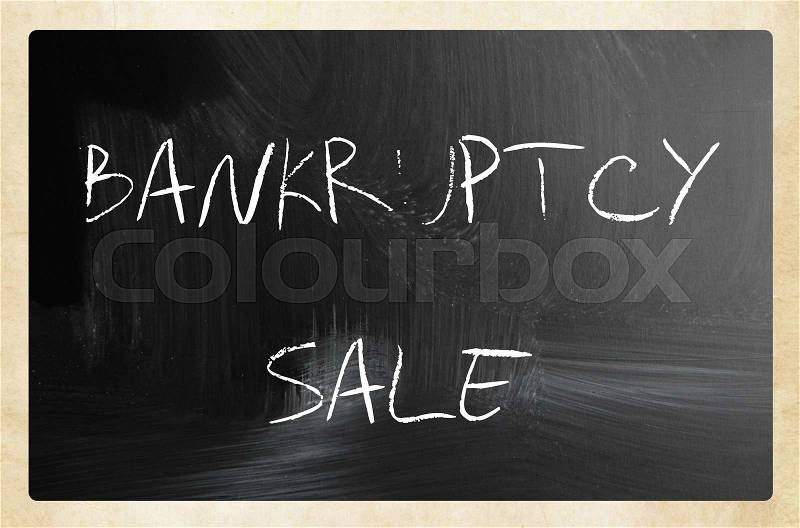 Text handwritten with white chalk on a blackboard, stock photo