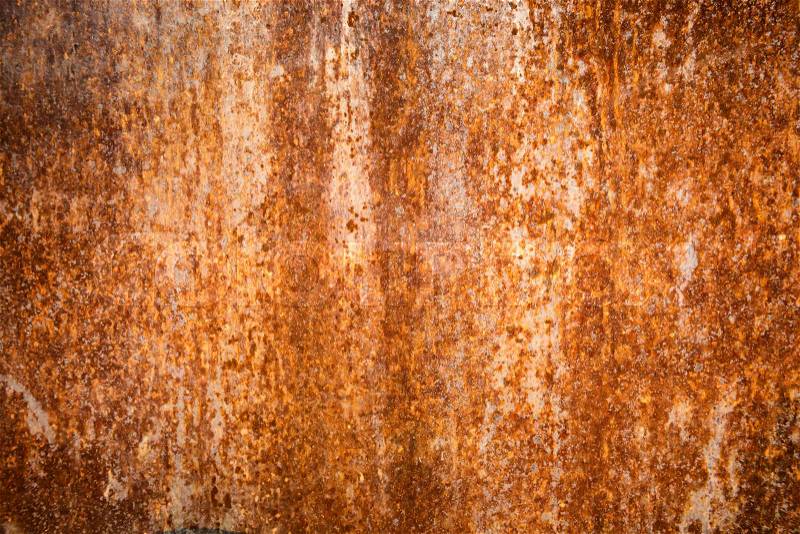 Rust texture on metal rusted surface can be used for background, stock photo