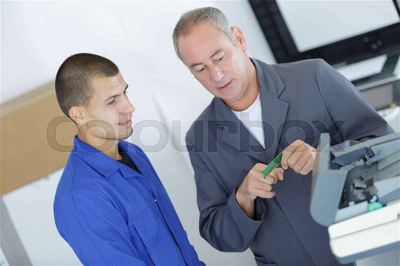 Sharing knowledge with the youth, stock photo