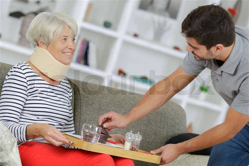 The male domestic help, stock photo