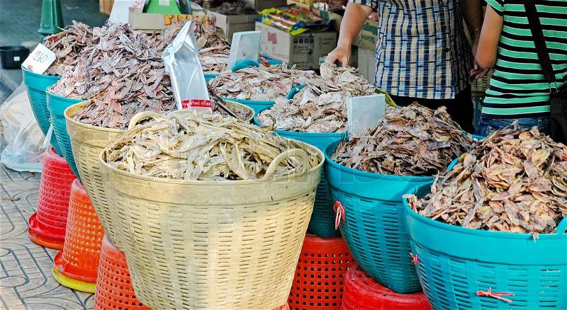 Marketplace in Bangkok, Thailand, Asia, stock photo