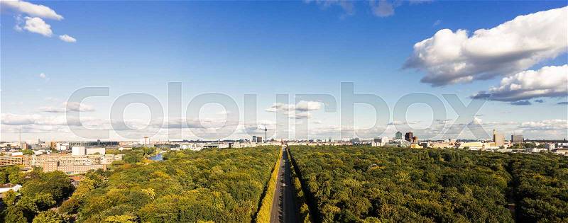 Berlin the capital of Germany in Europe, stock photo