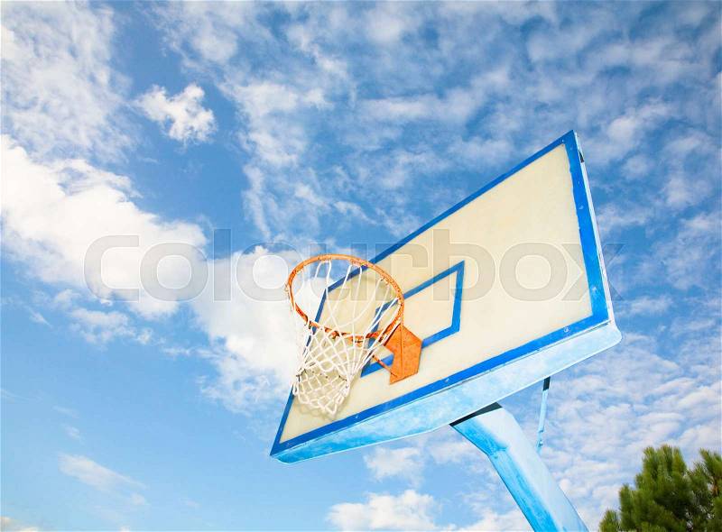 Basket ball net, stock photo