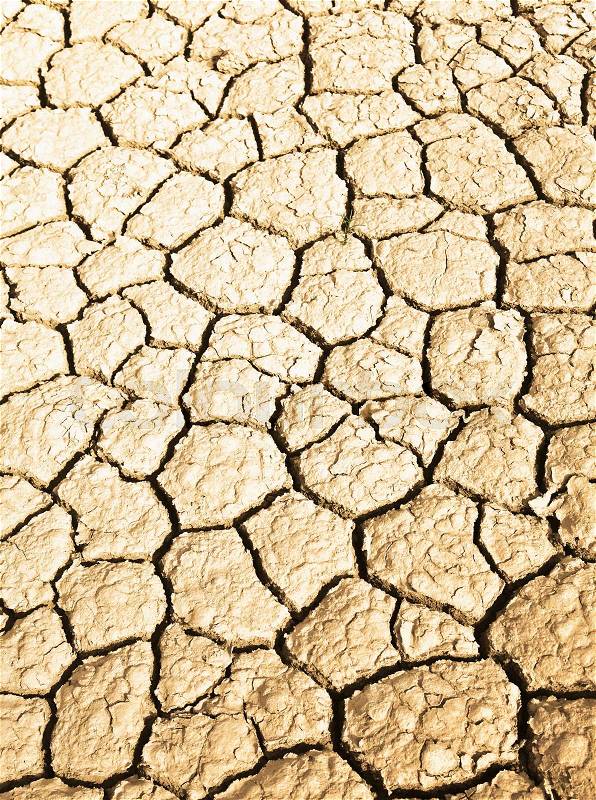 Dry and broken earth, stock photo