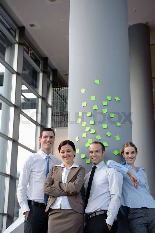 Young, fresh business team, stock photo