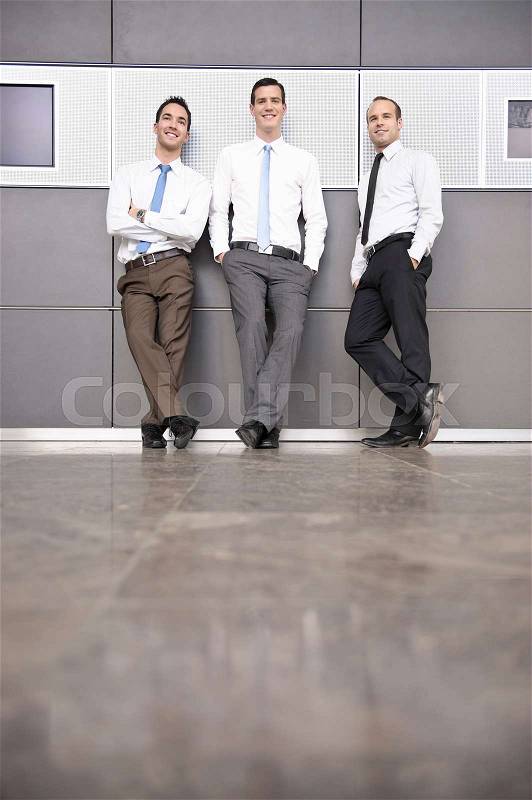 Business people having informal meeting, stock photo