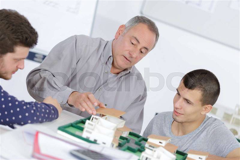 The ecological building design, stock photo