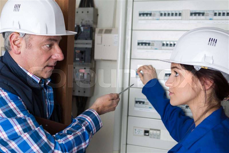The dangers of electricity, stock photo