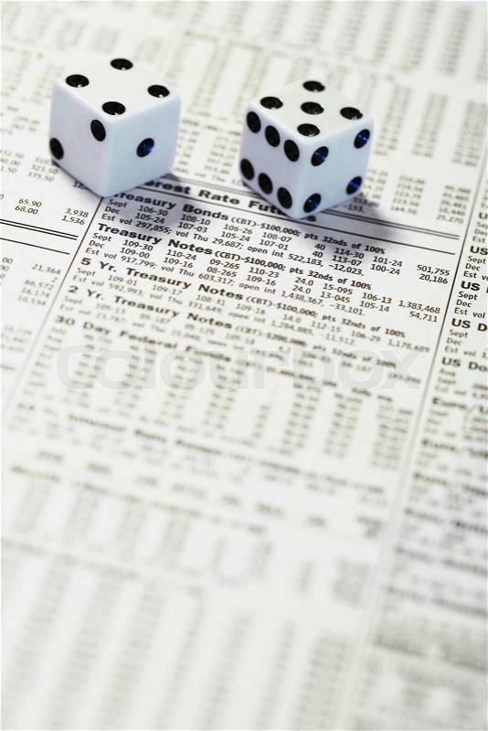 Gambling dices, stock photo