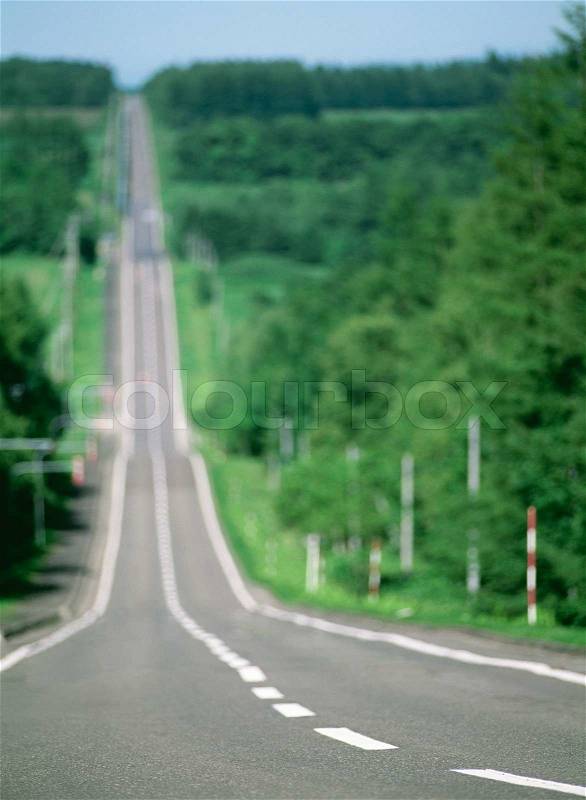 Road to the future, stock photo