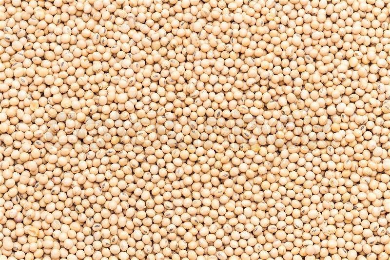 Top view soybean for food texture and background, stock photo