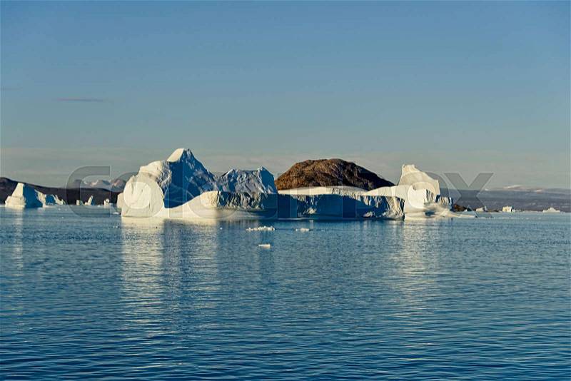 Iceberg in Greenland, stock photo