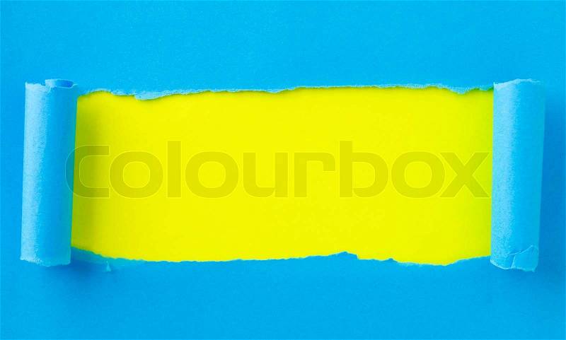 Background of the raggedness of paper of different colors, stock photo