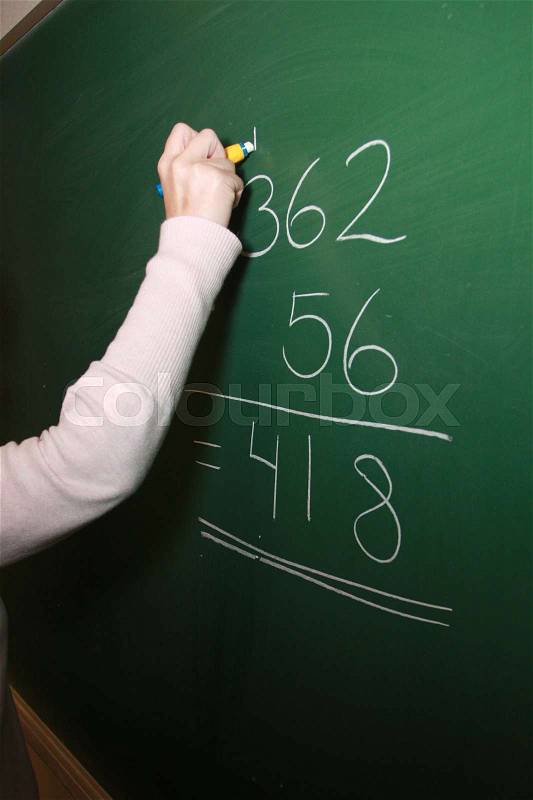 Math Teacher, stock photo