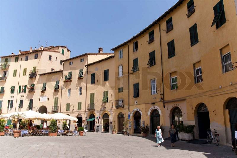 Example of italian historic architecture, stock photo