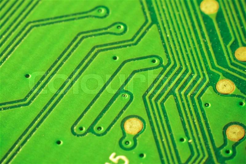 Abstract circuit board as a background, stock photo
