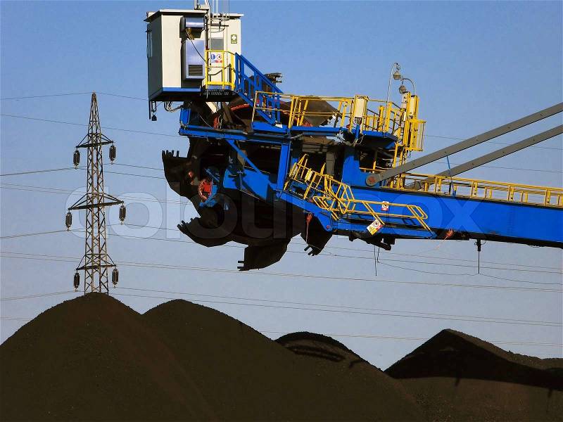 Coal mining, stock photo