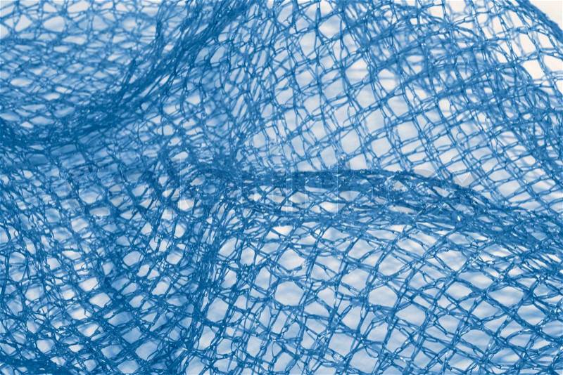 Blue netting, stock photo