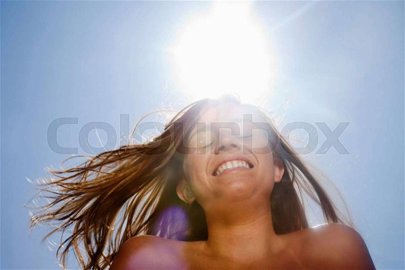 Teen in sunny day, stock photo