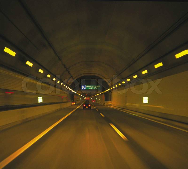 Tunnel under the ground, stock photo