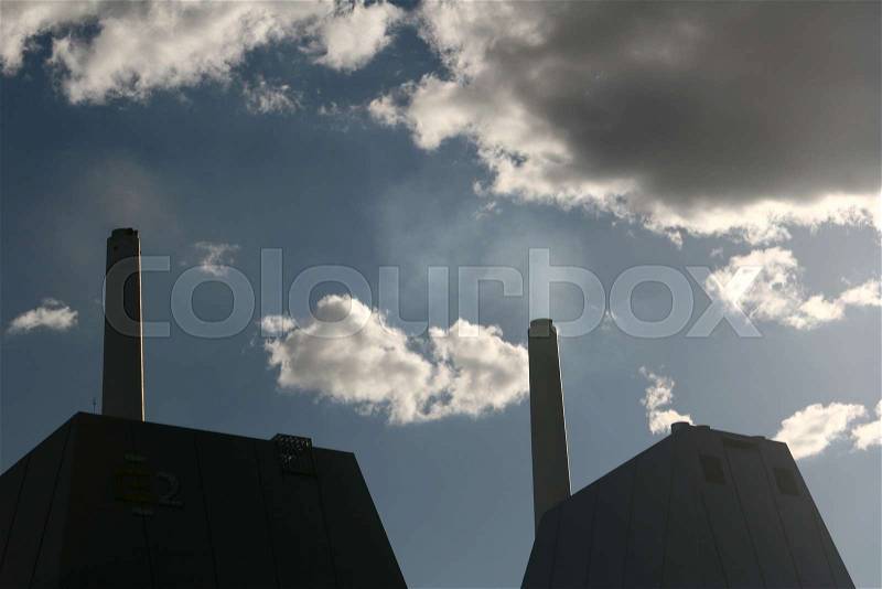 Avedøre district heating plant, stock photo