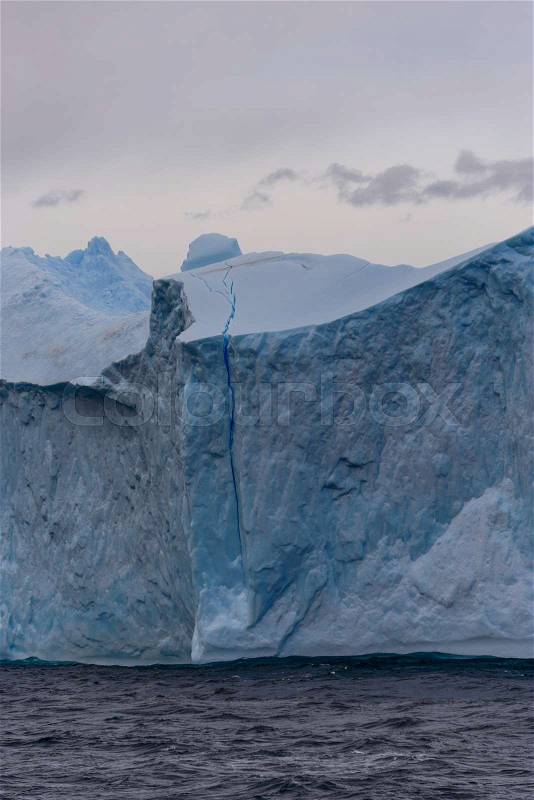 Iceberg in Antarctica, stock photo