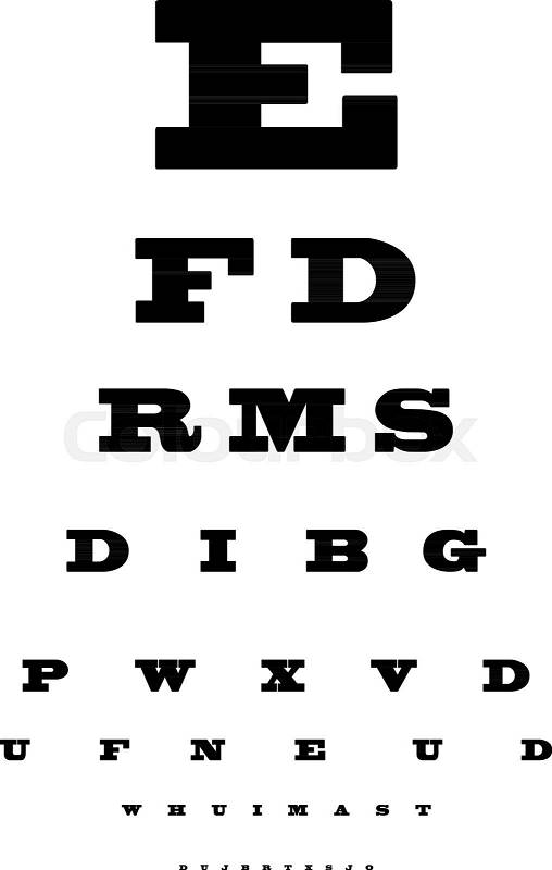 Rms Eye Chart