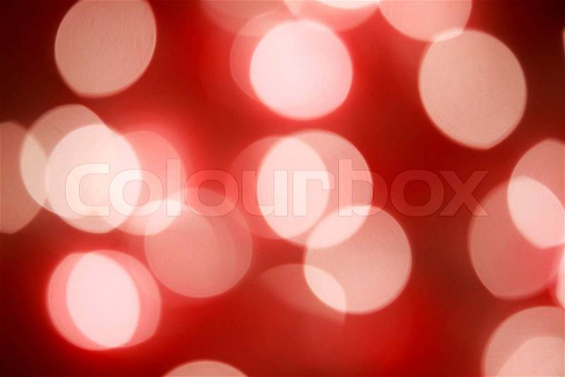 Abstract lens blur f/x, holiday christmas concept, stock photo