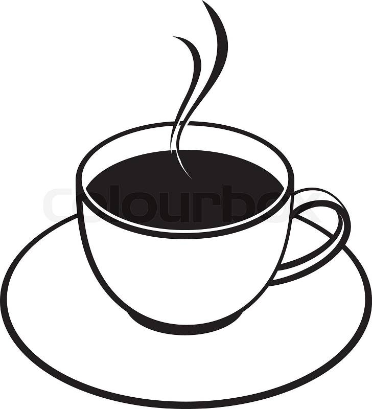 cup clipart black and white - photo #36