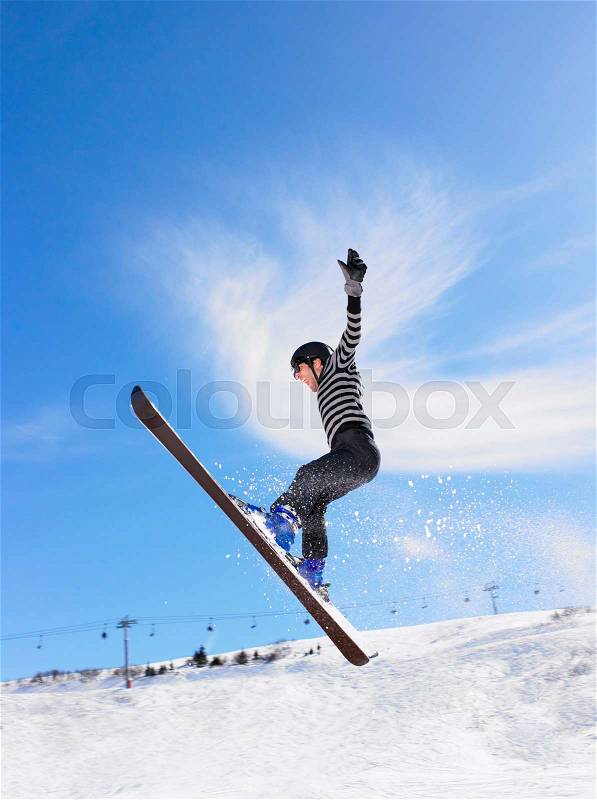 Winter sports holiday, stock photo