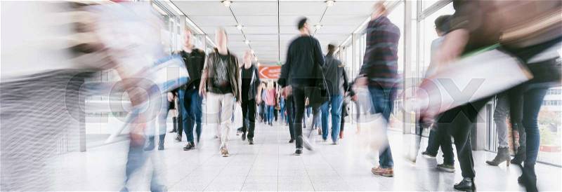 Abstract blurred crowd of people. ideal for websites and magazines layouts, stock photo