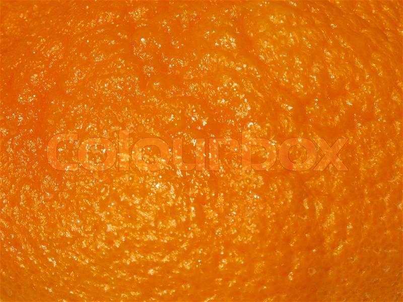 Abstract background: skin of orange, stock photo