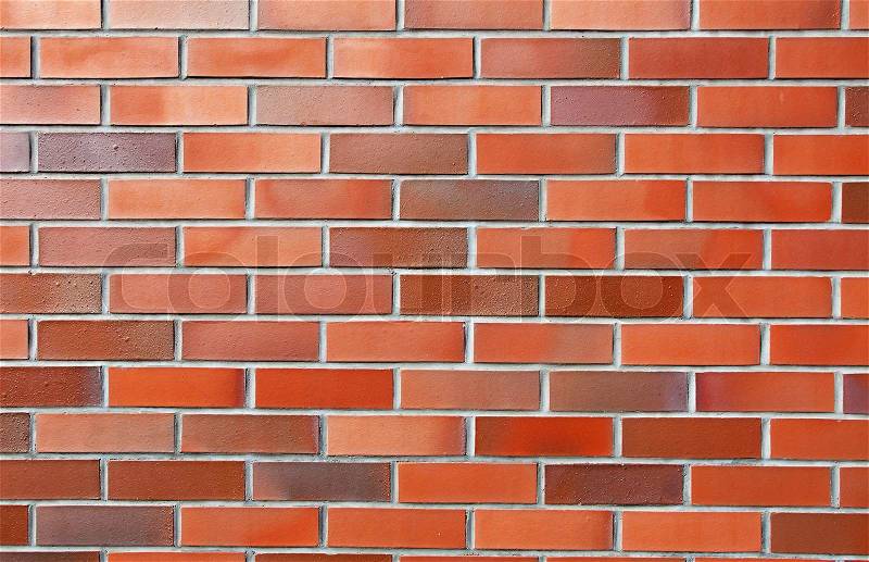 Colorful brick wall structure background, stock photo