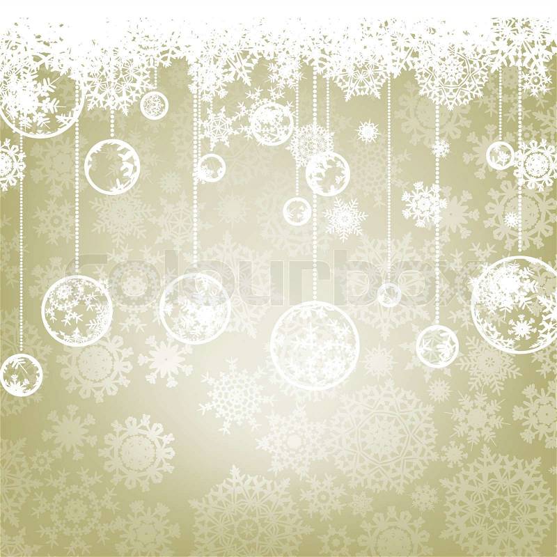Beautiful elegant happy Christmas card,winter holiday background, vector