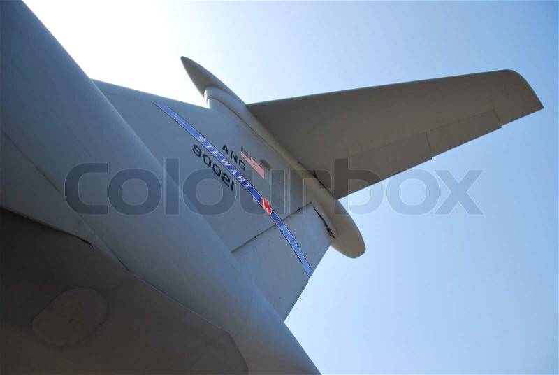 Air national guard mobility command plane transport, stock photo