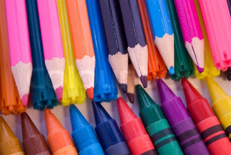 Stock image of \'pencil, descriptive, colorful\'