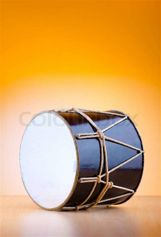Traditional azeri drum called nagara, stock photo