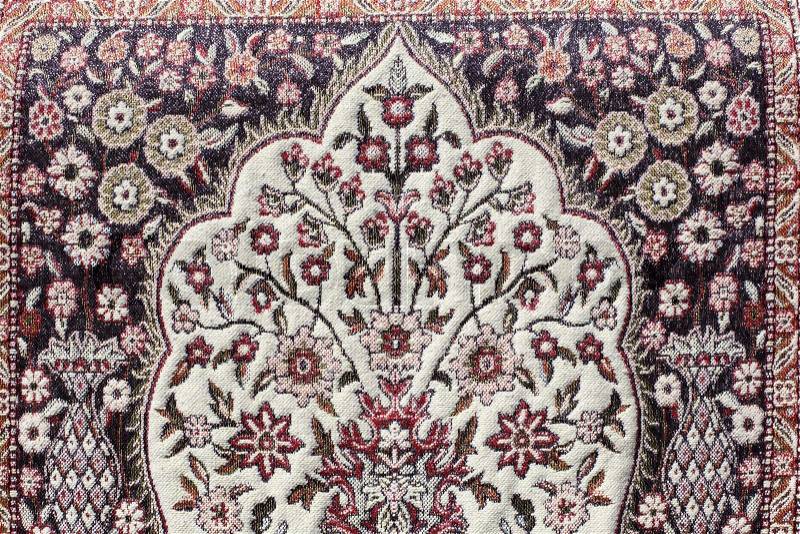 Turkish handmade carpet, stock photo